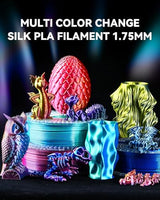 SUNLU 3D Printer Filament Bundle, Silk Filament Multicolor, Individually Vacuum Packed, Dual Color*5, Triple Color *3, 2kg in Total