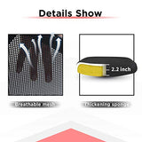 Drafting Chair Tall Office Chair Mesh Ergonomic Mid-Back Desk Chair with Adjustable Foot Ring for Executive Computer Standing Desk, Black FDW