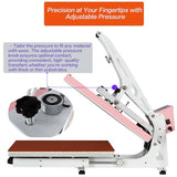 WUMSTOT 13x18 Heat Press Machine: with Auto Open/Slide Out Plate 1200 W Clamshell Heat Press for DTF, Sublimation, and More WUMSTOT