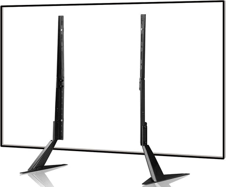 Universal TV Stand, Metal TV Legs for 20-65 inch LCD/LED/OLED/Plasma Flat&Curved Screen TV Height Adjustment with VESA 75x75mm to 800x500mm Max ML1760 suptek