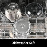 Kitchen in the box Food Processors,400W All-Copper Motor Meat Grinder & Food Chopper - Electric Vegetable Chopper with 2 Bowls(8 Cup+8 Cup) & 2 Bi-Level Blades for Meat/fish/Vegetable/Baby Food Kitchen in the box