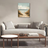 Paint by Numbers Kit for Adults Beginner Beach Paint by Number Seaside Adult Paint by Number Kits On Canvas Coastline Paint by Numbers DIY Adult Paint by Numbers Home Decor, 16 x20 Inch HULDFRDA