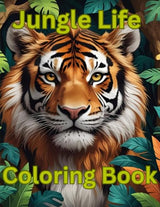 Jungle Life Coloring Book WoodArtSupply