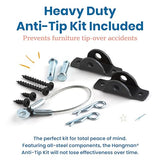 ECR4Kids 4-in-1 Kitchen, Sink, Stove, Oven, Microwave and Storage, Play Kitchen, Natural ECR4Kids