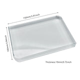 Ismosm Sublimation Blanks Crystal Tabletop Decor Decorative Signs Plaques Custom Photo Frame DIY Picture Frame (Blank - Rectangle) Ismosm