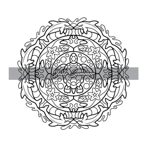 100 Mini Mandalas: A Mandala Coloring Book for Adults and Kids with Easy, Cute, and Tiny Designs for Stress Relief and Relaxation WoodArtSupply