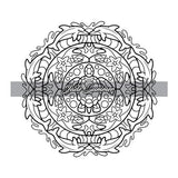 100 Mini Mandalas: A Mandala Coloring Book for Adults and Kids with Easy, Cute, and Tiny Designs for Stress Relief and Relaxation WoodArtSupply