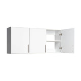 Prepac Elite 3-Door Wall Cabinet/Pantry Storage Cabinet | White, 54W x 24H x 12D | Versatile Garage Wall Cabinet by Prepac Prepac