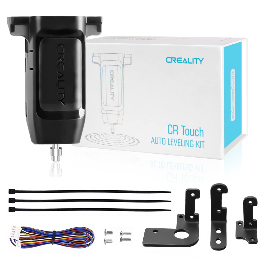 Creality Official CR Touch Auto Leveling Kit, 3D Printer Auto Bed Leveling Sensor Kit for Ender 3 / Ender 3 V2 / Ender 3 Pro/Ender 3 Max/Ender 5 / CR-10 Printers with 32 Bit V4.2.2 / V4.2.7 Mainboard Creality