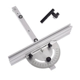 Precision Miter Gauge, Miter Gauge for Table Saw, with Miter Gauge Fence and Limit Stopper, 140° Angle Stops, Adjustable for Bandsaw Router Table, 250mm x 300mm WoodArtSupply