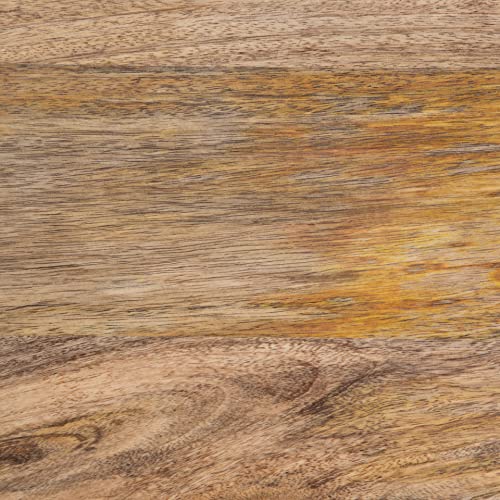 SIMPLIHOME Jenna Contemporary 18 inch Wide Metal Round Accent Side Table in Natural, End, Bedside Table and Nightstand, for the Living Room and Bedroom SIMPLIHOME