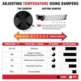 Char-Griller® AKORN® Jr. Portable Kamado Charcoal Grill and Smoker with Cast Iron Grates and Locking Lid with 155 Cooking Square Inches in Ash, Model E86714 Char-Griller