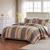 Greenland Home 100% Cotton Fashion Quilt Collection, Prewashed, Reversible Quilt Set, 3-Piece King/Cal King, Katy Greenland Home Fashions