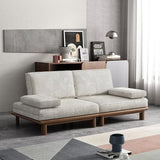 Lartis 78.7" Sofa Bed, Sleeper Pull Out Couch, Modern Couch Convertible Modern Futon for Living Room/Apartment/Bedroom, Modular Design Sofa,Full Solid Wood Frame Lartis