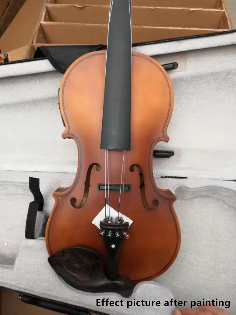 Jiayouy Violin Parts & Accessories 4/4 Violin DIY Kit for Students Beginners Music Lover Make Your Own Violin Jiayouy