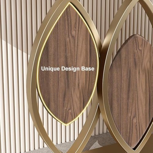 homary Console Table 39.4", Entryway Console Table with Sintered Stone Top, Modern Accent Table with Gold Metal Frame & Geometric Base for Entryway, Living Room & Hallway homary