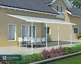 Palram HG9324 Feria Patio Cover, 10' x 24', White Palram