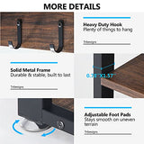 Tribesigns Industrial [Shoe] [Rack] [Bench] with Coat [Rack] Set With Hall Tree, 3 Storage Cubbies, 7 Hooks for Entryway, Hallway, 5-in-1Design, Rustic Brown Tribesigns