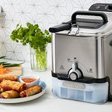 T-fal 3.5L Deep Fryer with Oil Filtration System: 1700W Stainless Steel Fryer, Dishwasher Safe Parts, Digital Timer, Adjustable Temperature Control for Perfect Golden Crispy Results T-Fal