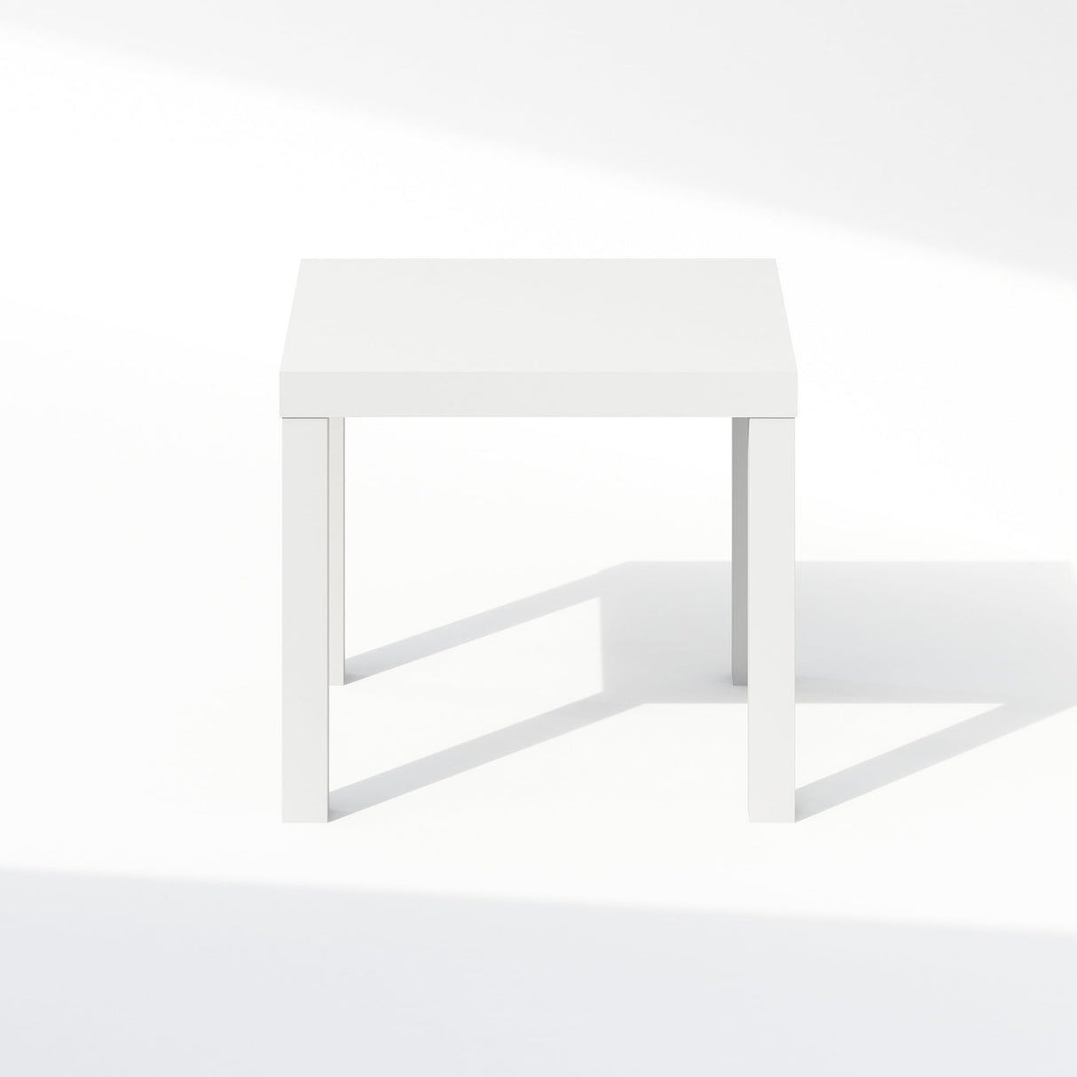 Furinno Simple Square Coffee Table, Side Table, White Furinno