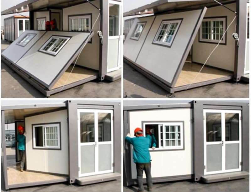 Modern Prefab Luxury Home: 30ft Expandable Container with 3 Bedrooms - WoodArtSupply