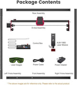 AlgoLaser 10W Laser Engraver Machine - Laser Engraver/Cutter with 3.5" Smart Touchscreen & AlgoOS System, 12000mm/min Speed, 0.05mm Laser Spot, Laser Engraving for Metal, Wood, Glass & Leather AlgoLaser
