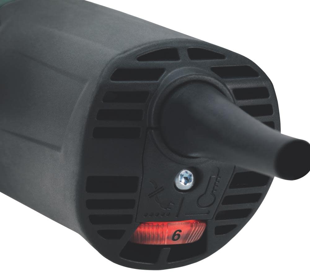 Metabo 4-1/2-Inch / 5-Inch Variable Speed Angle Grinder, 2,000-7,600 RPM, 14.5 Amp, Electronics, Slide Switch (Locking), Safety Clutch, M-Quick Wheel Change, WEV 17-125 Quick Inox, 600517420, Green Metabo