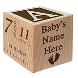 Baby Block Gift for Newborn Boy or Girl - Personalized Birth Announcement Wood Wooden Block New Baby Gifts Custom Item by Glitzby Glitzby