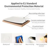 HOMMPA LED Nightstand White Nightstand with Led Lights Modern Night Stand with 2 High Gloss Drawers Led Bedside Table Smart Nightstand for Bedroom 20.5” Tall HOMMPA