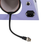 Heat Press Machine, Tumbler Heat Press Car Cup Mug Press Heat Machine Temp & Timer Mug Press Tool Sublimation Blank Skinny Straight Machine for 40oz Car Cups QUSKLISU