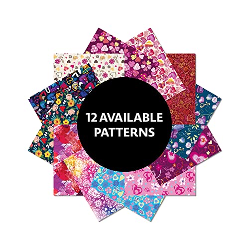 Origami Paper 100 sheets Hearts & Flowers 6" (15 cm): Tuttle Origami Paper: High-Quality Double-Sided Origami Sheets Printed with 12 Different Patterns: Instructions for 6 Projects Included Tuttle Publishing