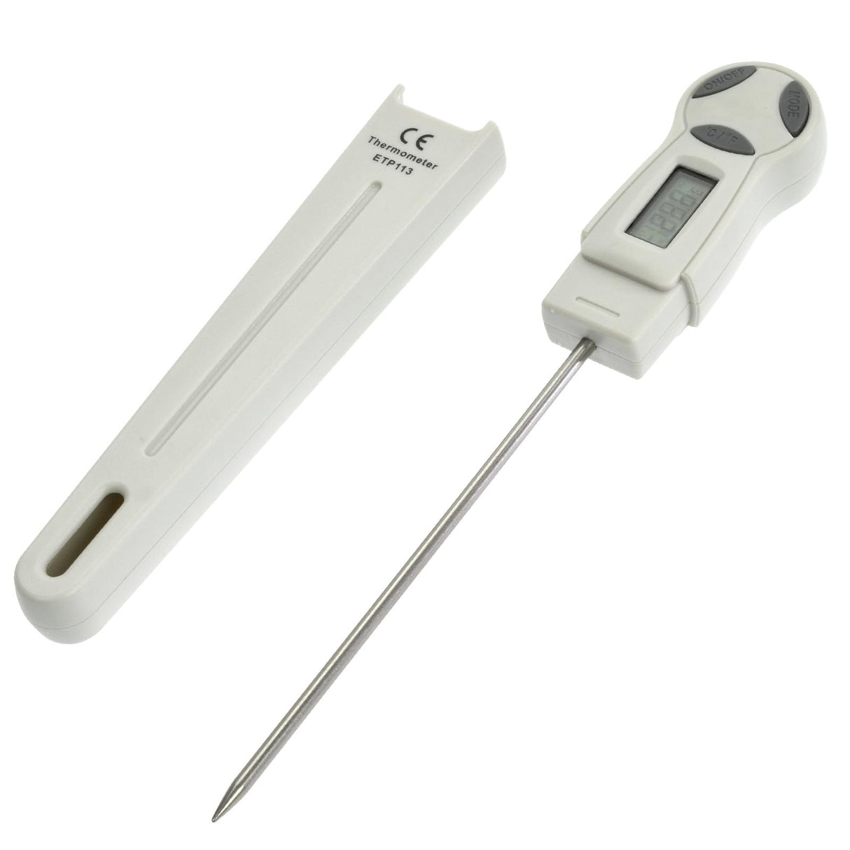 allsun Digital Meat Thermometer with Stainless Steel Probe, High Precision °C/°F Cooking Thermometer for Kitchen, Food & Home Use allsun