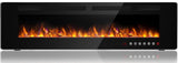 BOSSIN 72 inch Ultra-Thin Silence Linear Electric Fireplace, Recessed Wall Mounted Fireplace, Fit for 2 x 4 and 2 x 6 Stud, 12 Adjustable Flame Color & Speed,Touch Screen Remote Control with 8h Timer BOSSIN