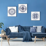 LOADSFUN 5 Pieces Embroidery Kit for Beginners, Cross Stitch Kits with Stamped Patterns,Hoop,Threads,Needle Threader Needlepoint Kits Crafts for Adults Step by Step Instructions Video