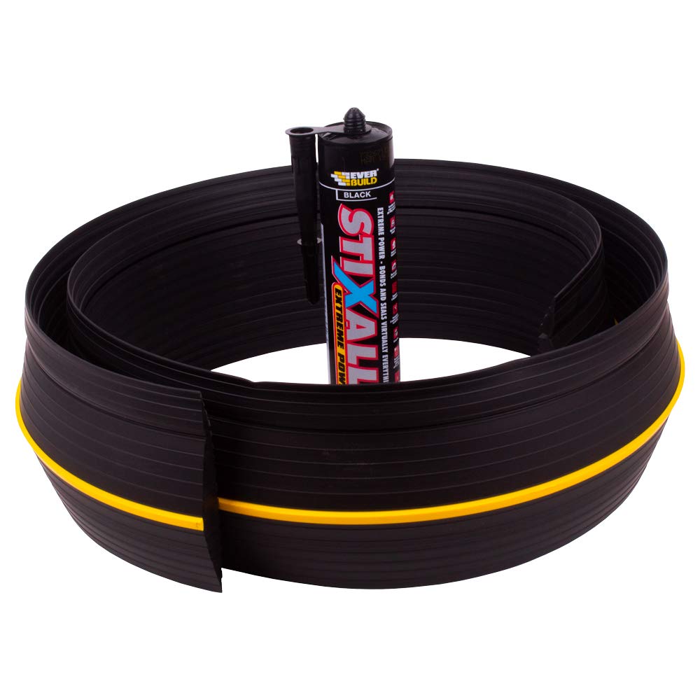 10'6"/3.2m Weather Defender® XL | Ultimate Garage Door Threshold Seal Kit with Adhesive & Garage Door Bottom Weather Stripping - WoodArtSupply