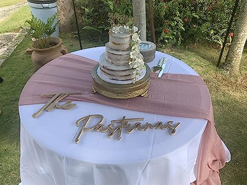 Cake topper for wedding,personalized cake topper,initial letters cake topper,heart cake topper,gold,wooden topper,gold silver topper for Bridal Shower Engagement Wedding Anniversary Party Dec - WoodArtSupply