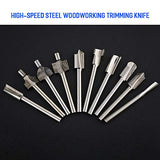 HSS Router Carbide Engraving Bits and Router Bit Set 1/8"(3.2mm) Shank HSS Rotary Router Bits Tool for DIY Woodworking Edge Grooving Wood Deburring Engraving and Milling,20 Pcs SaferCCTV