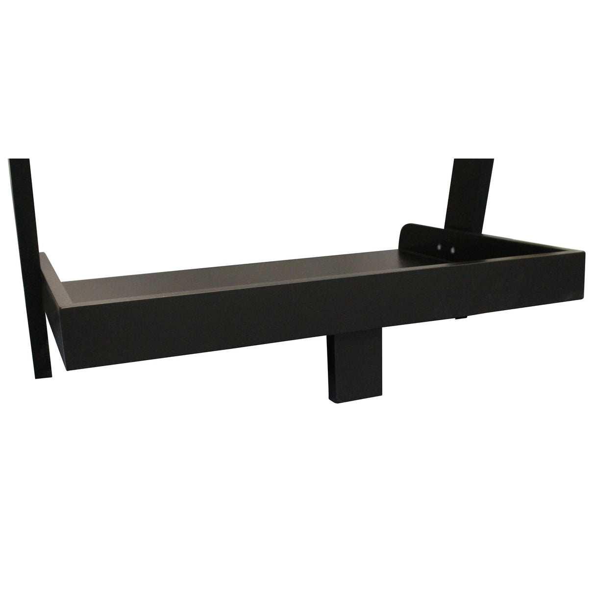 eHemco Modern 5 Tier Leaning Wall Ladder Bookshelf Organizer, Storage Rack, 70 Inches, Black eHemco