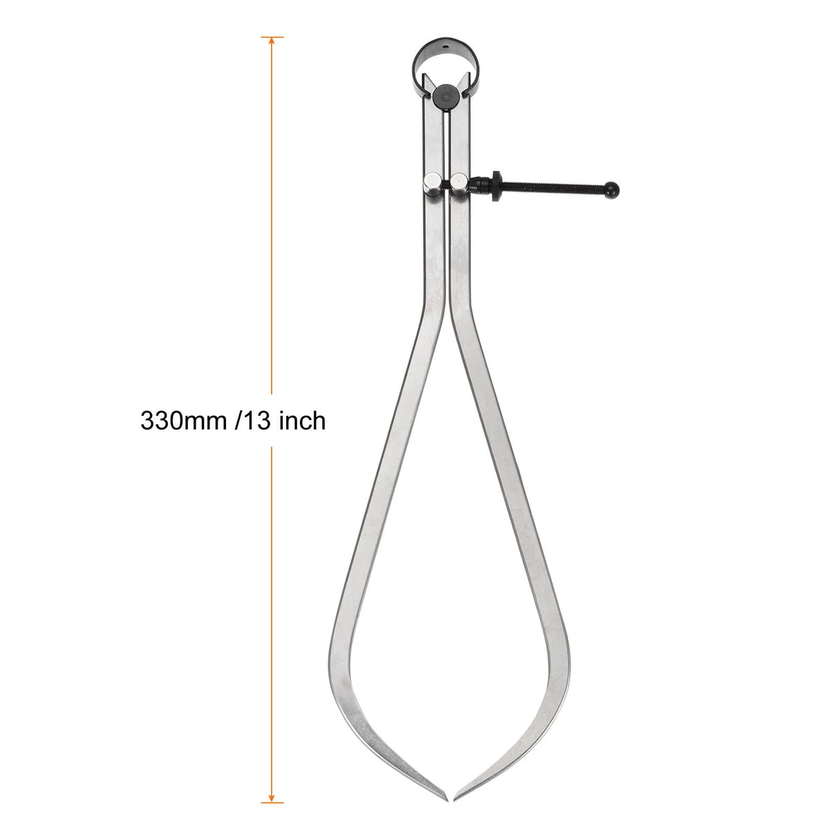 HARFINGTON Spring Joint Caliper 12 inch / 300mm Adjustable Spring Outside Caliper with Solid Nut for Wood Turning Lathe Work HARFINGTON