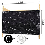 TINAYAUE Blackout Bunk Bed Curtain Dormitory Lightproof Curtains Students Room Privacy Screen Single Bed Cover Breathable Cloth Improve Sleep Quality in Home Dorm (Style 3, 1 Piece(1.15m*2m)) TINAYAUE