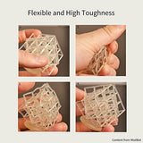 Siraya Tech Tenacious 3D Printer Flexible 405nm UV-Curing Resin with High Impact Resistance Standard Photopolymer Resin for LCD DLP 3D Printing (500g, Clear)