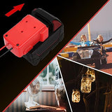 Mellif DC Power Adapter Compatible with Milwaukee 18V Battery, 18V to 12V Step Down Voltage Converter, 180W Inverter Automatic Buck Converter Regulator for Golf Cart Led Strip Light (Tool Only) Mellif