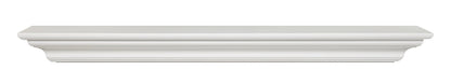 Pearl Mantels 618-72 Crestwood Mantel Shelf, 72-Inch, White