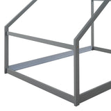 Bellemave Gray Montessori Toddler Floor Bed – Full House Frame for Kids Bellemave