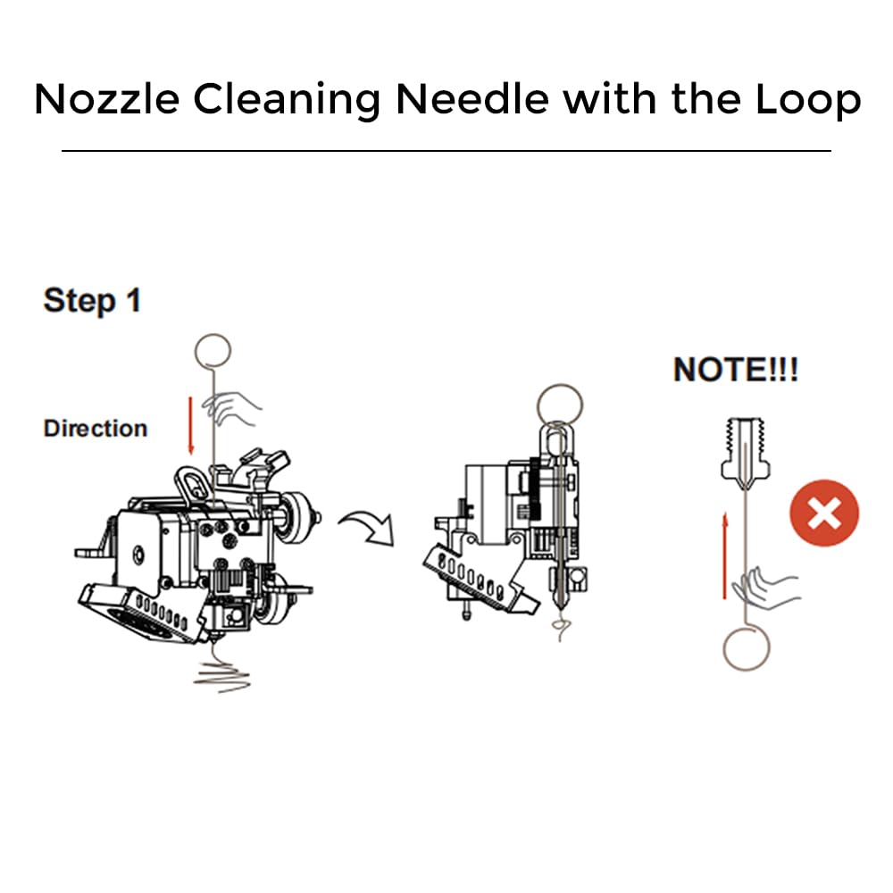 Creality 8pcs 3D Printer Hardened Steel MK8 Nozzles, Upgraded Tungsten Metal Extruder Nozzles 0.2mm, 0.3mm, 0.4mm, 0.5mm, 0.6mm with DIY Tools Storage Box for Creality Ender 3 Ender 3 V2 Sovol SV06 Creality