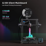 Official Creality Ender 3 V2 Neo 3D Printer with CR Touch Auto Leveling PC Spring Steel Platform Full-Metal Extruder 95% Pre-Installed 3D Printers Resume Print and Model Preview 8.66x8.66x9.84 inch Comgrow