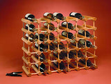J.K. Adams Ash Wood Modular Stackable Wine Rack Storage Holder with Natural pins, 40 Bottle J.K. Adams