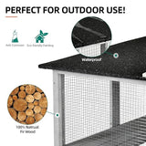 YITAHOME Catio Outdoor Cat Enclosure Large, Tall Wooden Cat House with Weatherproof Asphalt Roof, Cat Cage Playpen with Multiple Platforms & 2 Resting Boxes, 70.9" L x 38.2" W x 70.9" H YITAHOME