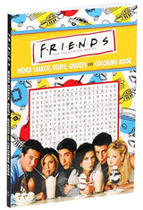 Friends Word Search, Quips, Quotes, and Coloring Book (Coloring Book & Word Search) WoodArtSupply