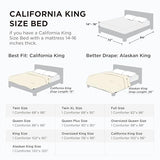 Bedsure Comforter Duvet Insert - Quilted Comforters Cal King Size, All Season Duvet, GentleSoft Down Alternative Bedding Blanket, with 8 Tabs, Gifts for Women/Men, White, California King 96X102 Inches Bedsure